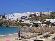 La spiaggia di Agios Stefanos